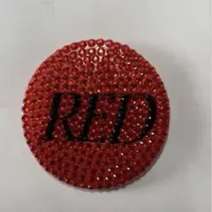 Hey!Say!JUMP 缶バッジ　ラインストーン　Ｒ　RED 山田涼介
