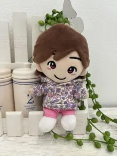 パーカー プチフラワー☆ちびぬい 服☆ハンドメイド なにわ男子 コスチューム洋服