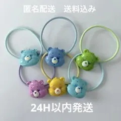オ*ン様 ケアベア　ヘアゴム　6個セット　ヘアアクセサリー