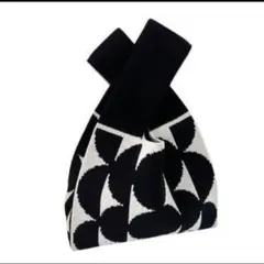 バツグトートバッグニットバッグコンビニランチバッグ軽量伸縮素材