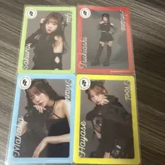 FRUITS ZIPPER クリアトレカ 4枚セット