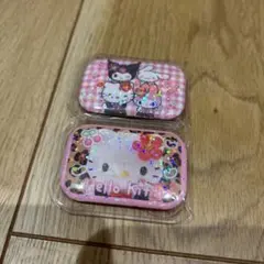サンリオ ときめき平成コギャル プリクラ風缶バッジ&カバー ガチャ ハローキティ