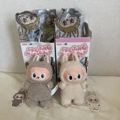 LABUBU Exciting Macaron 2体Toffee Soymilk