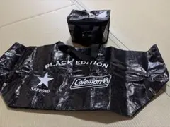 サッポロ×Coleman BLACK EDITION トートバッグ 保冷バッグ