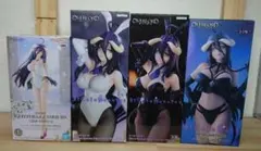 オーバーロード アルベド フィギュア【大】 4体セット 中古・展示品