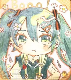 初音ミク 同人イラスト 手書き