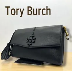 【極美品】Tory Burch マックグロー 2WAY ショルダー タッセル付