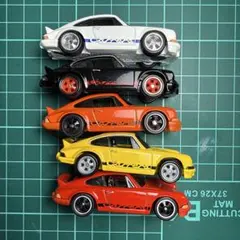 Hot Wheels ポルシェ 911 カレラ 5台セットカスタム品のサムネイル