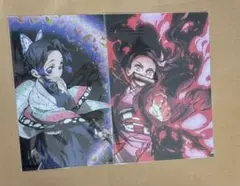 鬼滅の刃　全集中展　胡蝶しのぶ　竈門禰豆子　クリアファイル