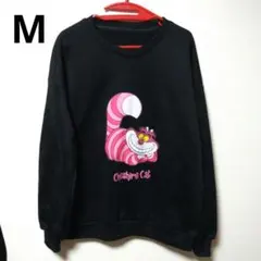 【新品】チェシャ猫 プリント トレーナー裏起毛
