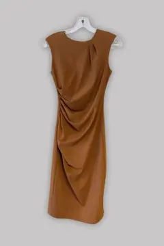 ♡極美品♡RINASCIMENTOリナシメント ドレス ワンピース バイカラー RINASCIMENTO/リナシメント]シンプルフレアミディアムドレス