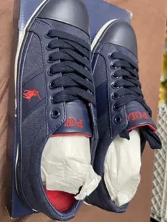 ラルフローレン　ネイビー スニーカー 9D 27.5センチ