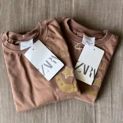 新品タグ付き ZARA キッズ半袖Tシャツのサムネイル