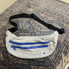 CHUMS ボディバッグ グレー/ブルー 中古品