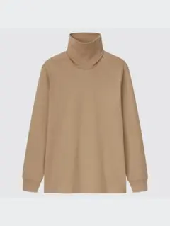 UNIQLO ベージュ タートルネック Tシャツ★M★