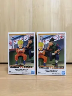 【未開封】NARUTO 一楽シーン ナルト＆イルカ フィギュア2種セット