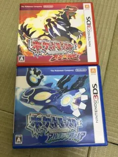 ポケットモンスター アルファサファイア ブラック2 ソフト2本 動作確認