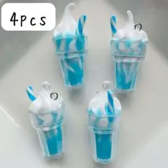 ソーダドリンクチャーム フェイクスイーツ お菓子 アクセサリーパーツ まとめ売り