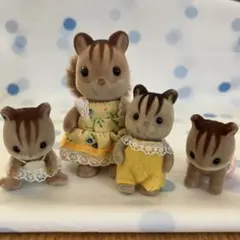シルバニアファミリー くるみリス 4体セット