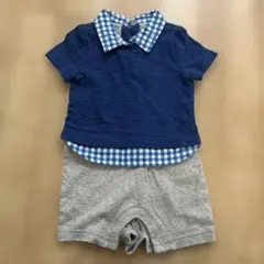 baby GAP 重ね着風ロンパース 6-12ヶ月　70サイズ