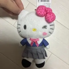ハローキティ セーラー服 ぬいぐるみキーホルダー