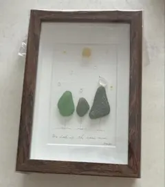 シーグラスアート　小鳥