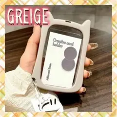 推し活 トレカケース 猫耳 パスケース 定期入れ アイドル フォト カードケース