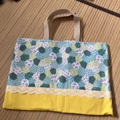 ハンドメイド　レース付き　レッスンバック