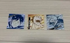 ヒロアカ原画展　スクエアステッカーコレクション　A組　飯田・砂藤・障子