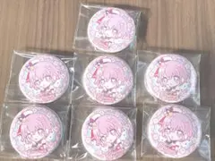 ^*^様 プリパラ　きゃらっぴん　レオナ　缶バッジ　7個セット