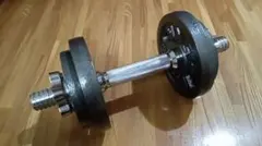 La-VIE 10kg ダンベル 可変式 スクリュー 鉄 プレート ラヴィ