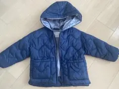 ZARA ネイビー ダウン　80cm