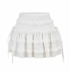 ANDWANG Sculpted Ribbon Flare Skirt - メルカリ
