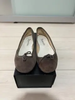 Repetto ブラック バレエシューズ 35 Repetto 〇レペット repetto BRIGITTE （ブラックエナメル） -靴