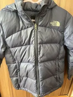 THE NORTH FACE グレー ダウンポンチョ 90 キッズ アウター - メルカリ