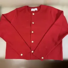 ROPÉ PICNIC レッド カーディガン 38