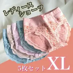 ショーツ XL 深め 5枚セット 下着 温活 妊活 防寒 ストレッチ 新品