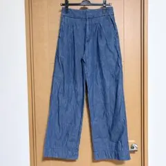 GAP コットンワイドパンツ