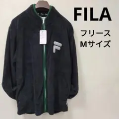 【新品】 FILA フィラ フリースジャケット ジップアップ 黒 ブラック