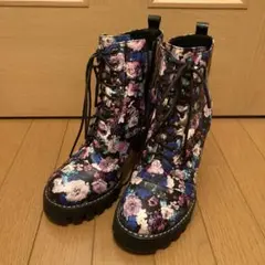 福*丸様 ツモリチサト スカル×スター レザーウエスタンブーツ 黒 23.5 福*丸様 ツモリチサト スカル×スター レザーウエスタンブーツ 黒 23.5