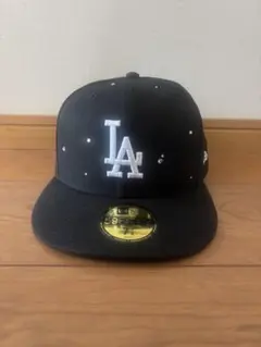 NEW ERA 59FIFTY LAキャップ 7 5/8 ブラック 美品