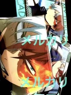 僕のヒーローアカデミア 轟焦凍 場面写 体育祭 制服 スクエア缶バッジ 希少