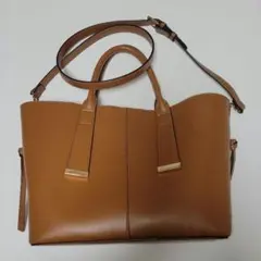 VIS【A4対応】【3WAY】ゴールド金具付きノットトートバッグ