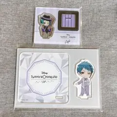 【2点セット】ツイステ ジェイド アクスタ アクリルスタンド カフェ プラチナ