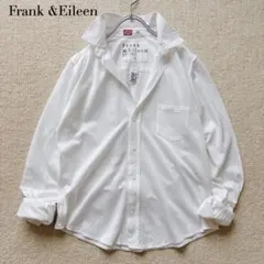 美品✨フランク&アイリーン バリー トーマスメイソン 鹿の子シャツ 白