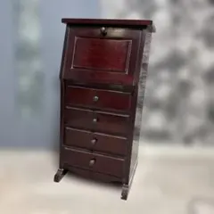 ダークブラウン木製キャビネット＊アンティーク