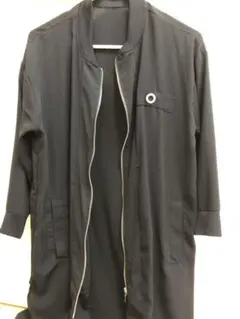 ネイビー　ジップアップ ジャケット