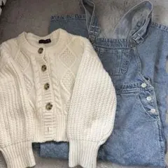 Lovetoxic アイボリー カーディガン130センチ