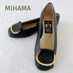 新品未使用★MIHAMA★ミハマ フラット カッターシューズ 黒ブラック24cm