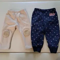 F裏起毛 冬パンツ　二枚セット